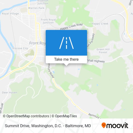 Mapa de Summit Drive