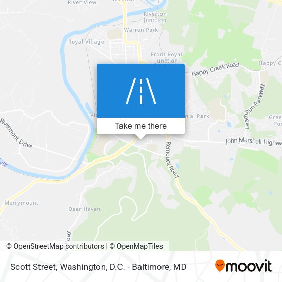 Scott Street map