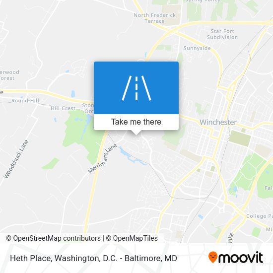 Heth Place map