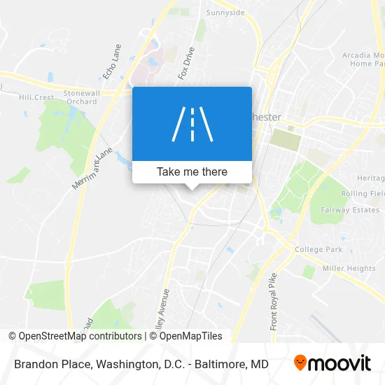 Brandon Place map
