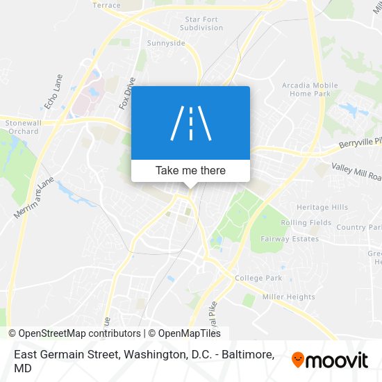 East Germain Street map