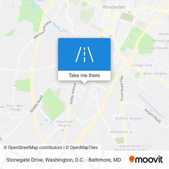 Mapa de Stonegate Drive