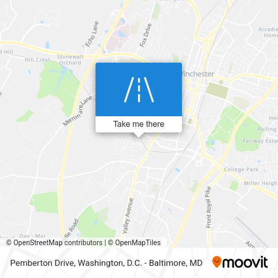 Pemberton Drive map