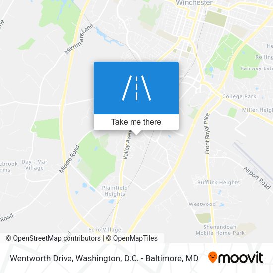 Mapa de Wentworth Drive