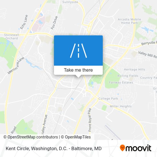 Kent Circle map