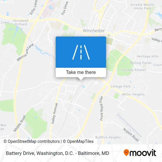 Battery Drive map