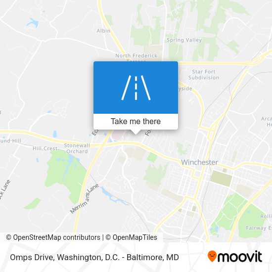 Omps Drive map