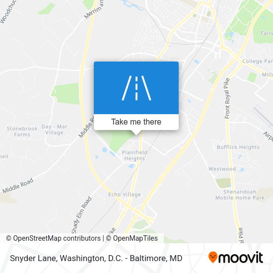 Snyder Lane map