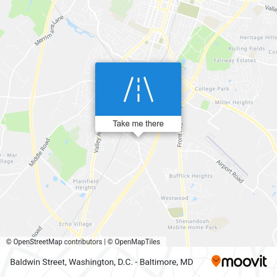 Baldwin Street map