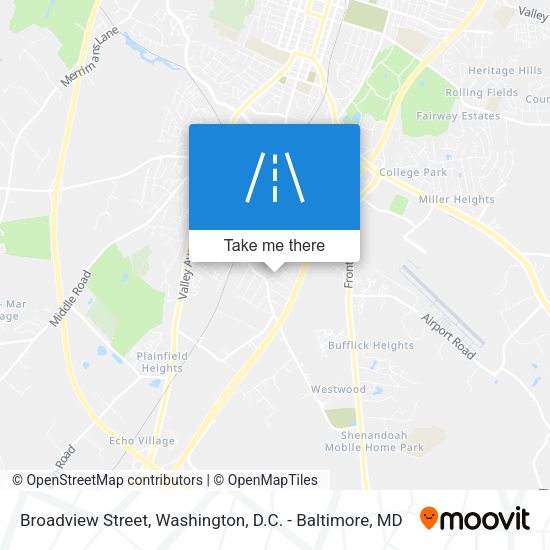 Mapa de Broadview Street