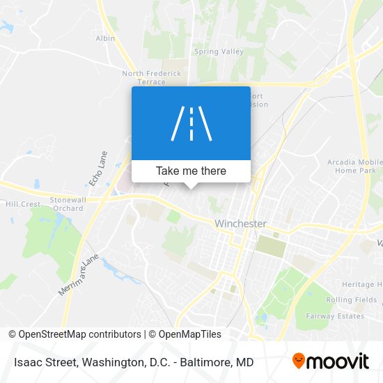 Mapa de Isaac Street