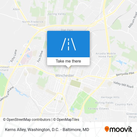 Kerns Alley map