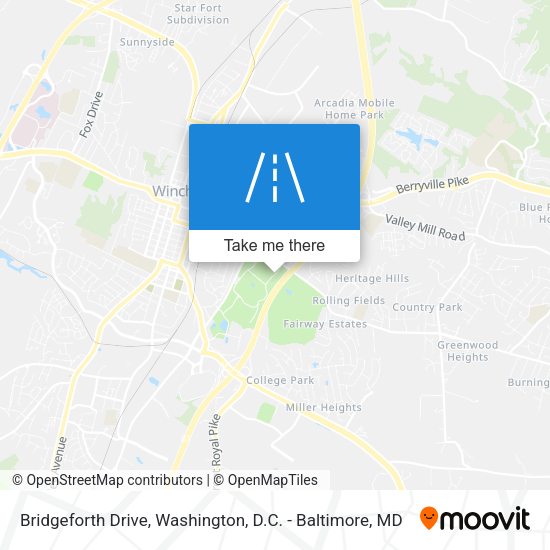 Mapa de Bridgeforth Drive