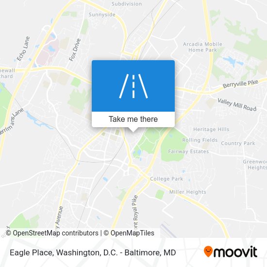 Eagle Place map