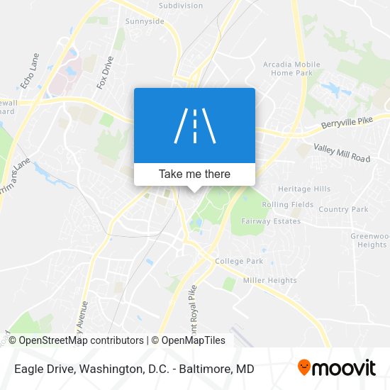 Eagle Drive map