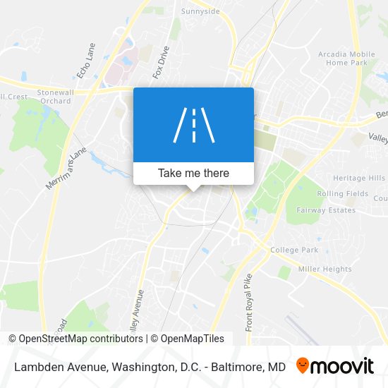 Mapa de Lambden Avenue