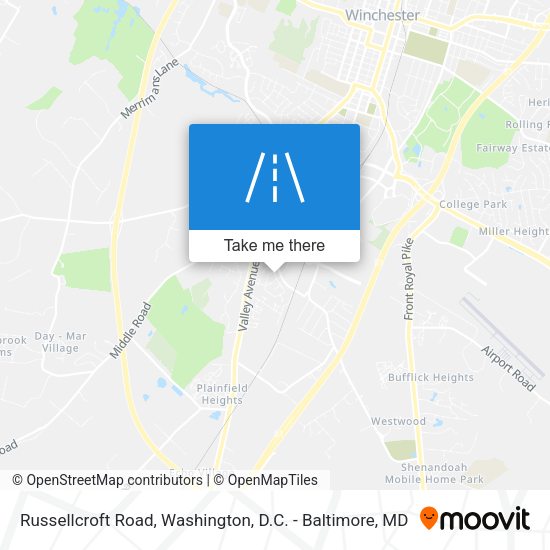 Russellcroft Road map
