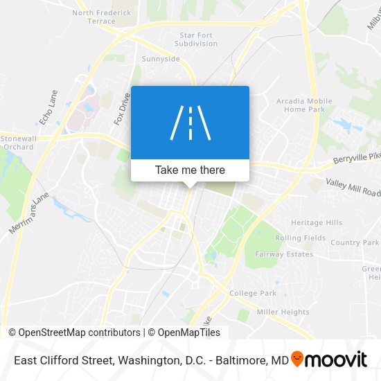 Mapa de East Clifford Street