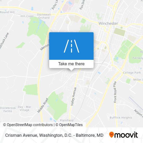 Crisman Avenue map