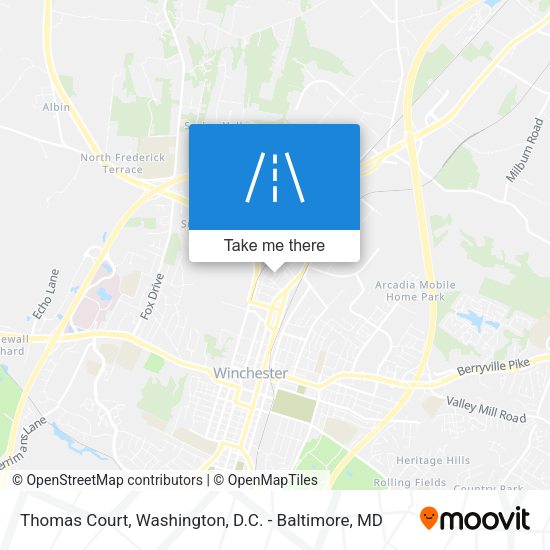 Mapa de Thomas Court