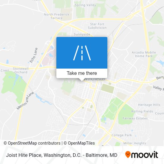 Mapa de Joist Hite Place