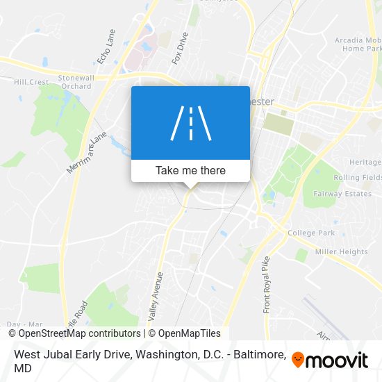 West Jubal Early Drive map