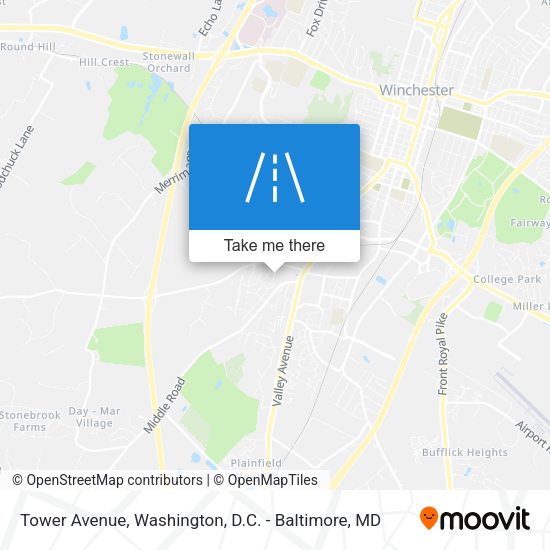 Tower Avenue map