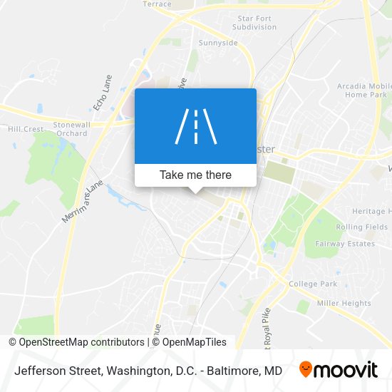 Jefferson Street map