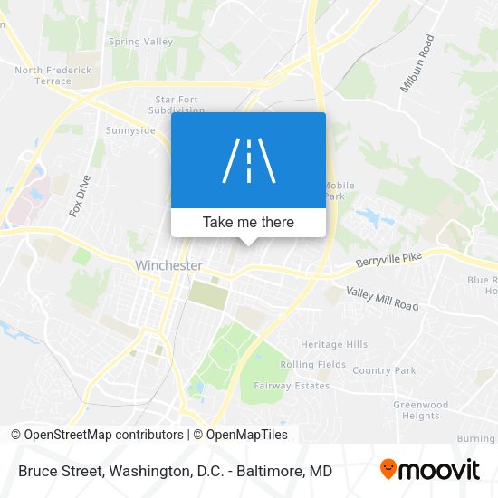 Mapa de Bruce Street