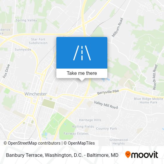 Banbury Terrace map