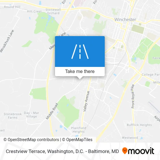 Crestview Terrace map