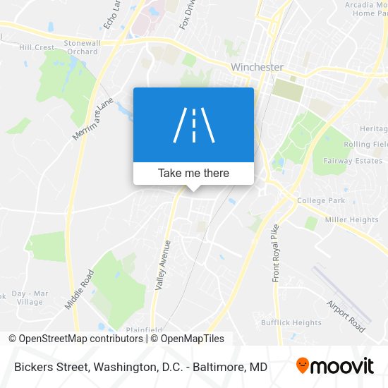 Bickers Street map