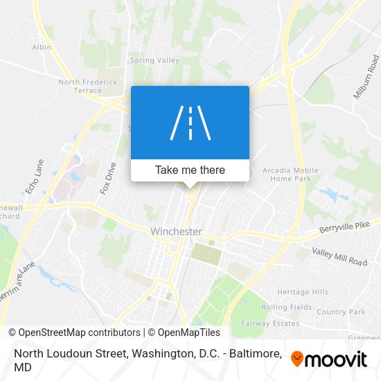 North Loudoun Street map