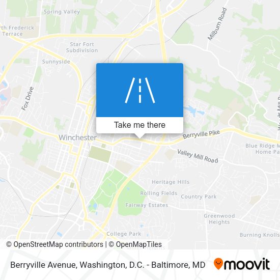 Mapa de Berryville Avenue