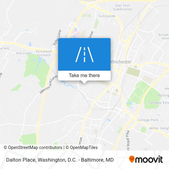 Mapa de Dalton Place
