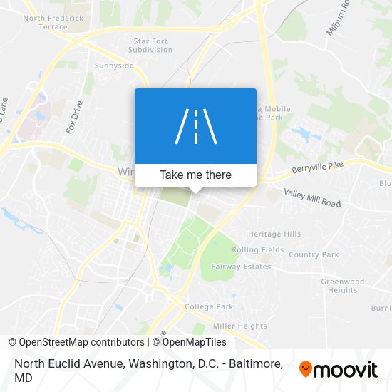 North Euclid Avenue map