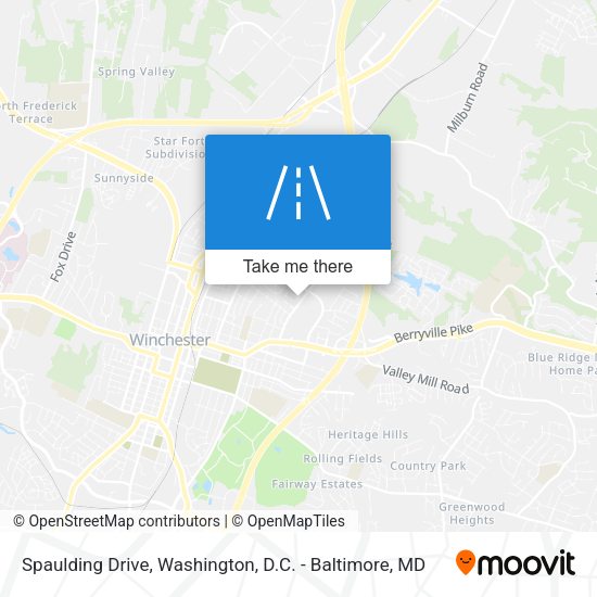 Spaulding Drive map