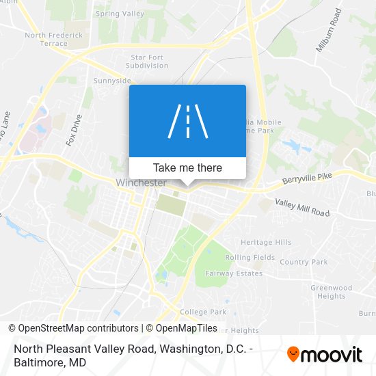 Mapa de North Pleasant Valley Road