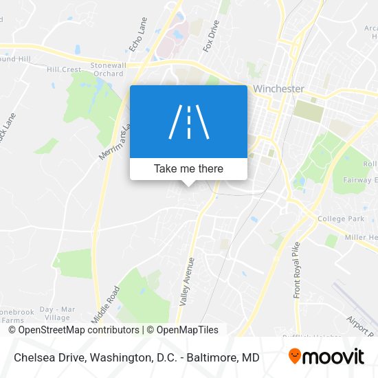 Chelsea Drive map