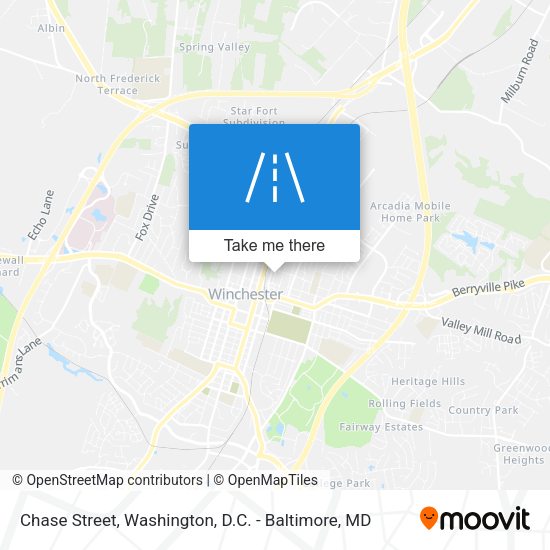 Chase Street map