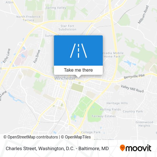 Mapa de Charles Street