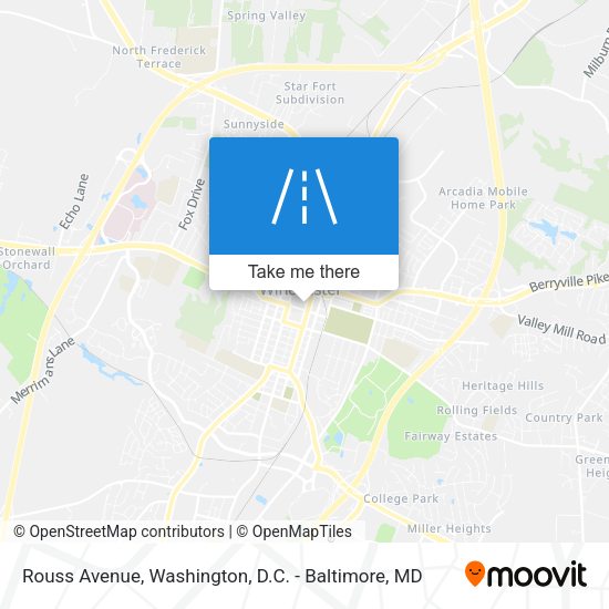 Rouss Avenue map
