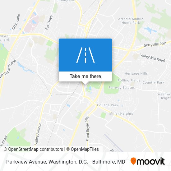 Parkview Avenue map
