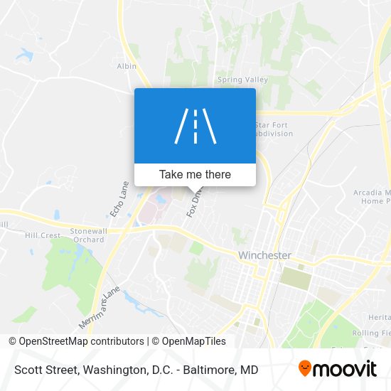 Mapa de Scott Street
