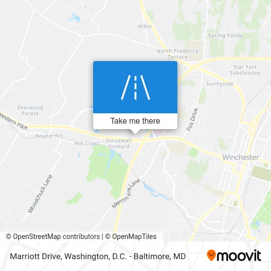 Marriott Drive map