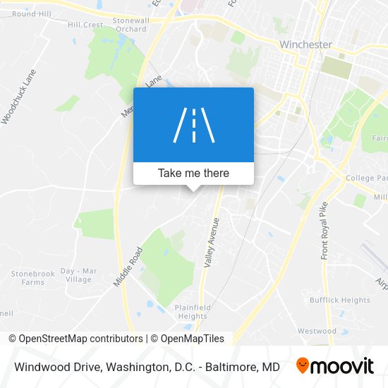 Windwood Drive map