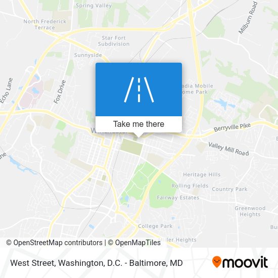 Mapa de West Street