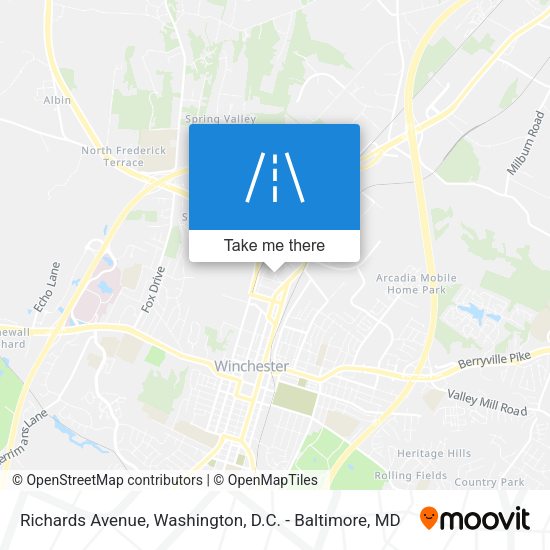 Richards Avenue map