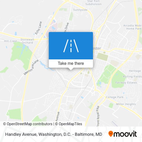 Handley Avenue map