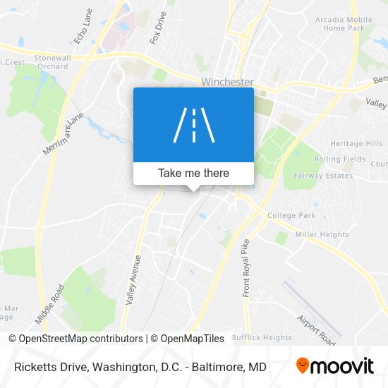 Mapa de Ricketts Drive